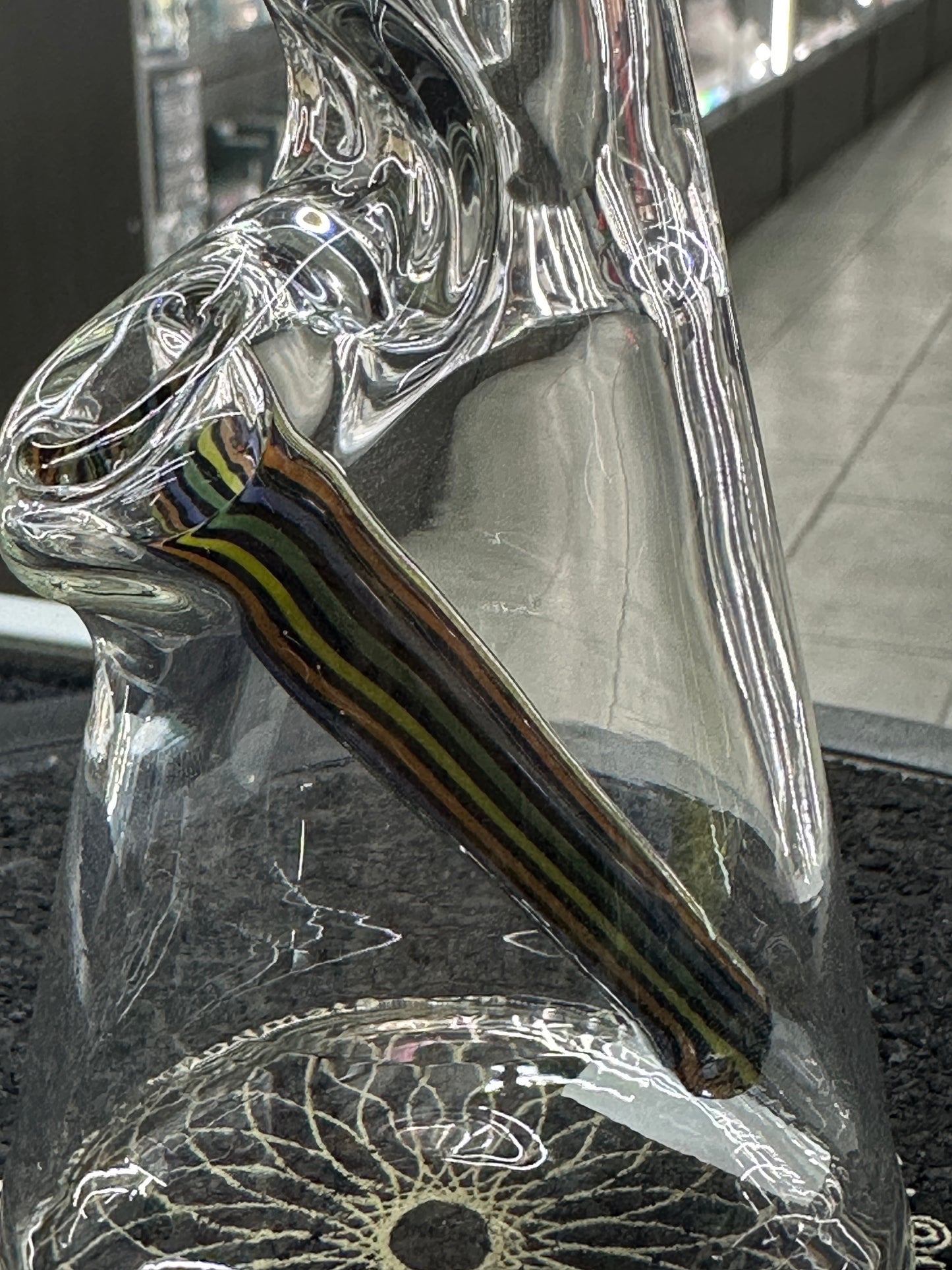 NES GLASS - 7” CLEAR TUBE - 10MM